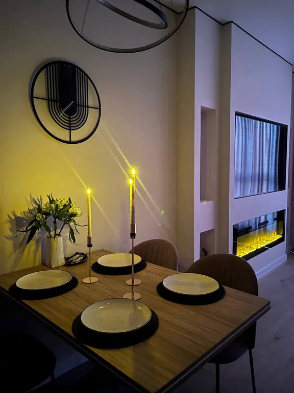 Уютная 2-комнатная квартира с большим камином рядом с центром города — аренда посуточно в Гродно