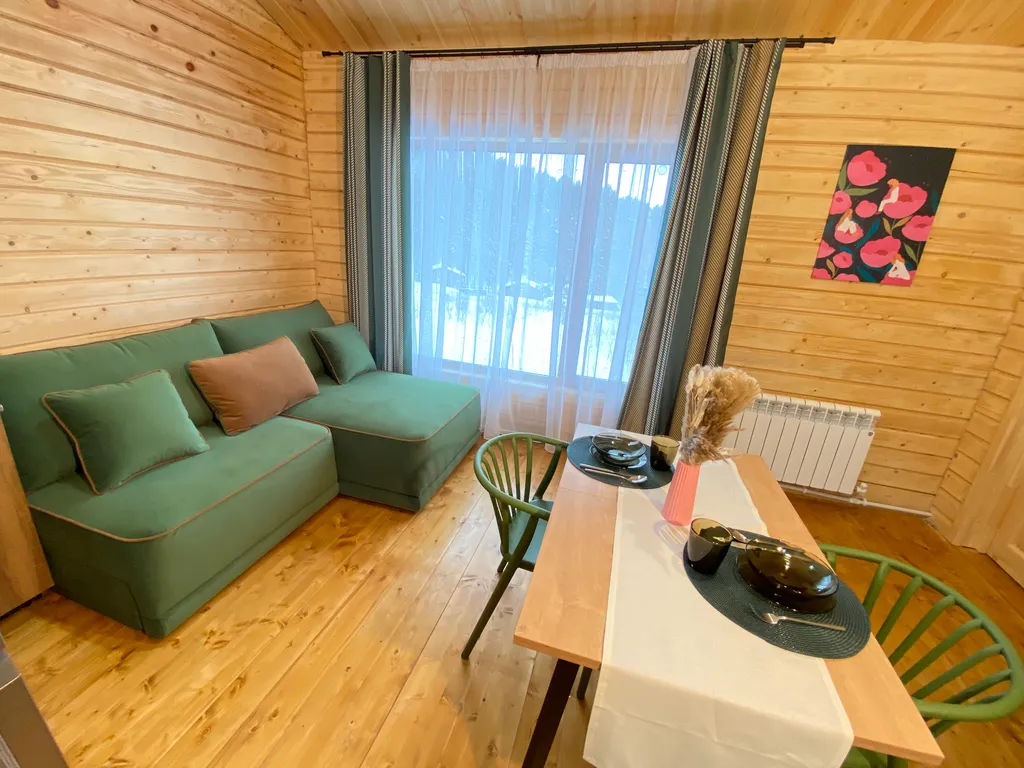 Коттедж Уютные апартаменты на курорте Манжерок с видом на горы — аренда посуточно в Озёрное