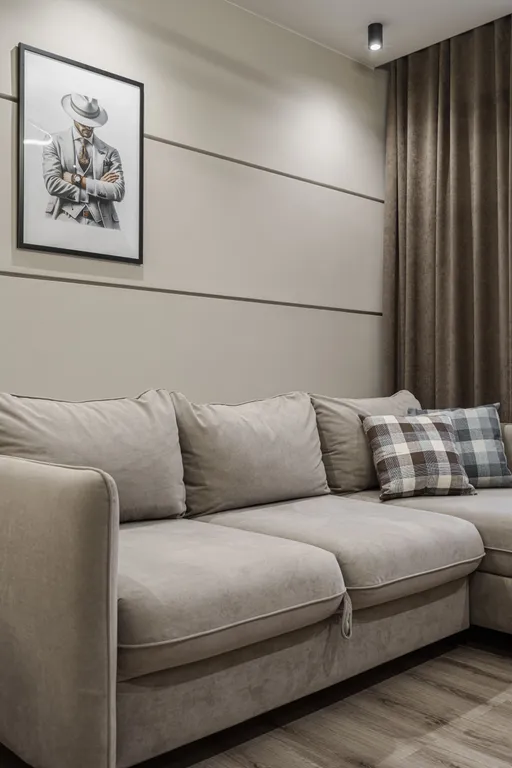 Лаконичная квартира Бурбон в ЖК Притяжение