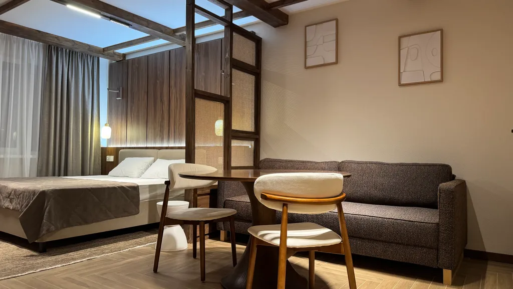 Квартира Премиуим-апартаменты с кухней и мангальной зоной — Архыз