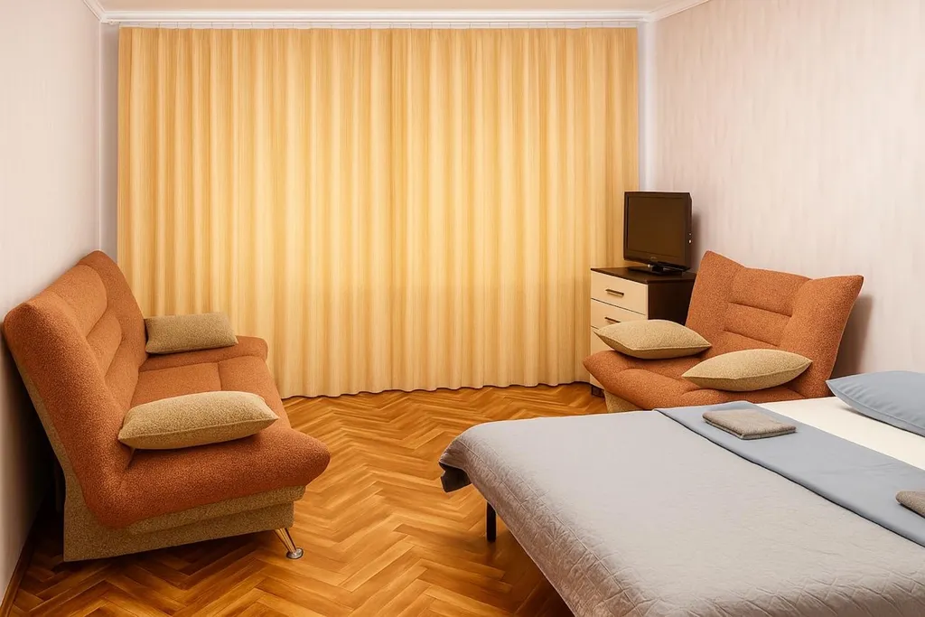 Однокомнатная квартира посуточно ул. Менделеева, д. 1