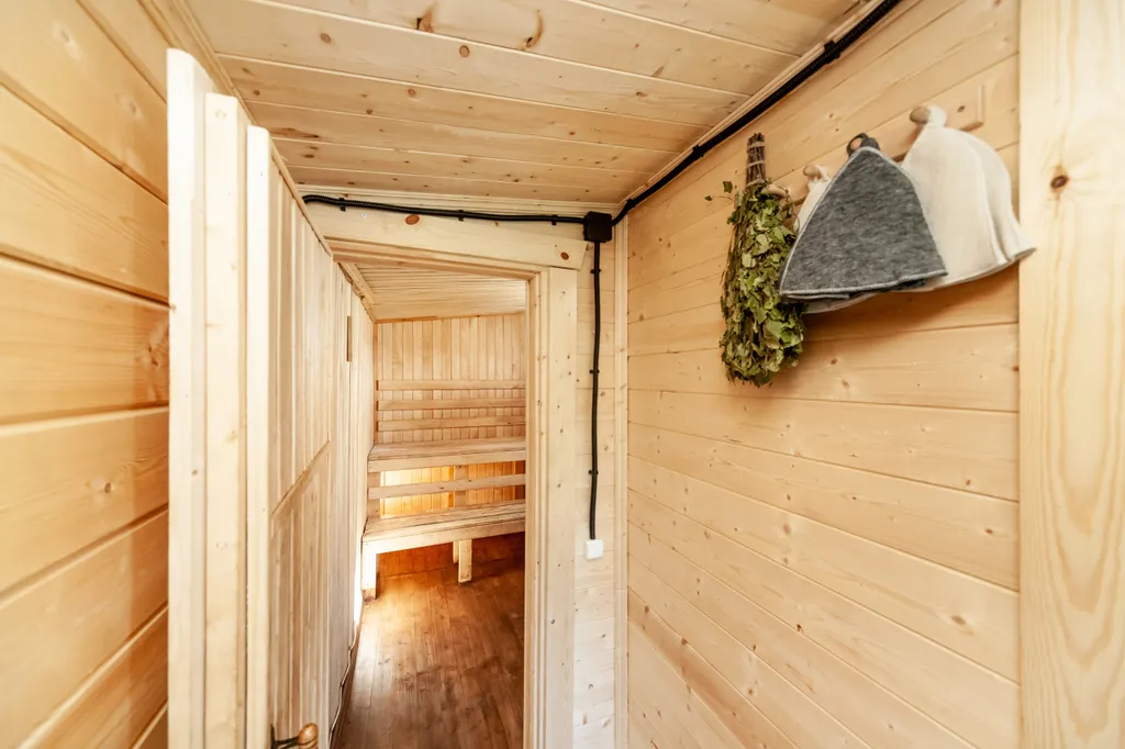 Домик с баней