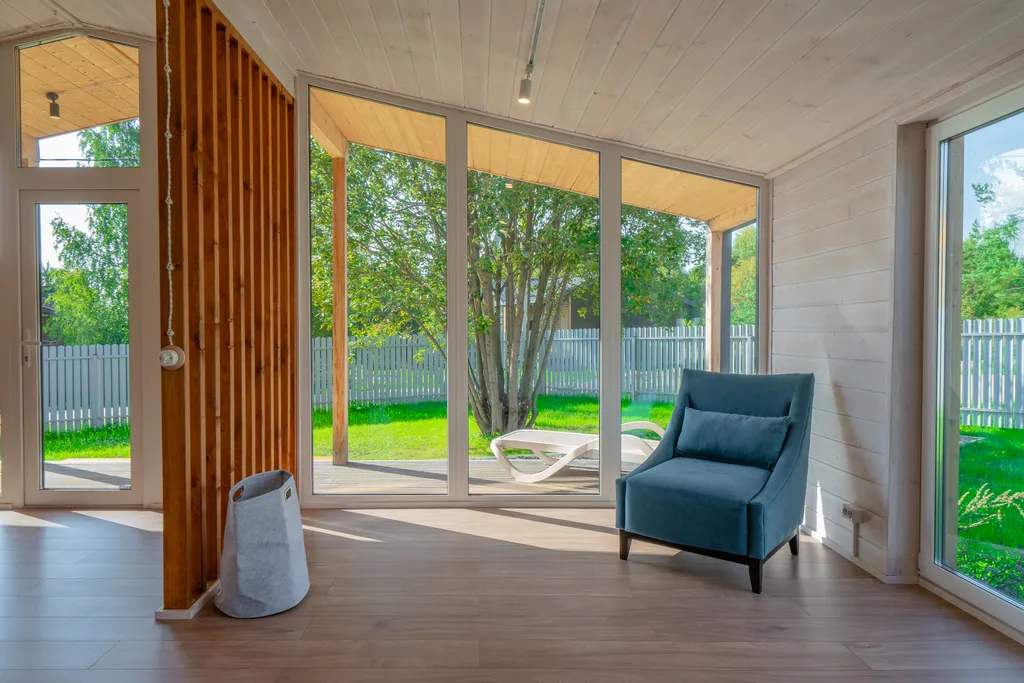 Светлый дом с панорамной гостиной