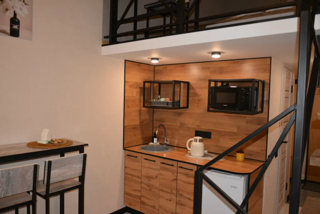 Светлая студия лофт