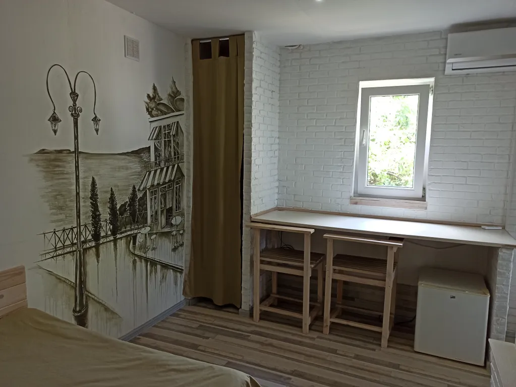 Морской бульвар - уютная комната на Фиоленте с двуспальной кроватью