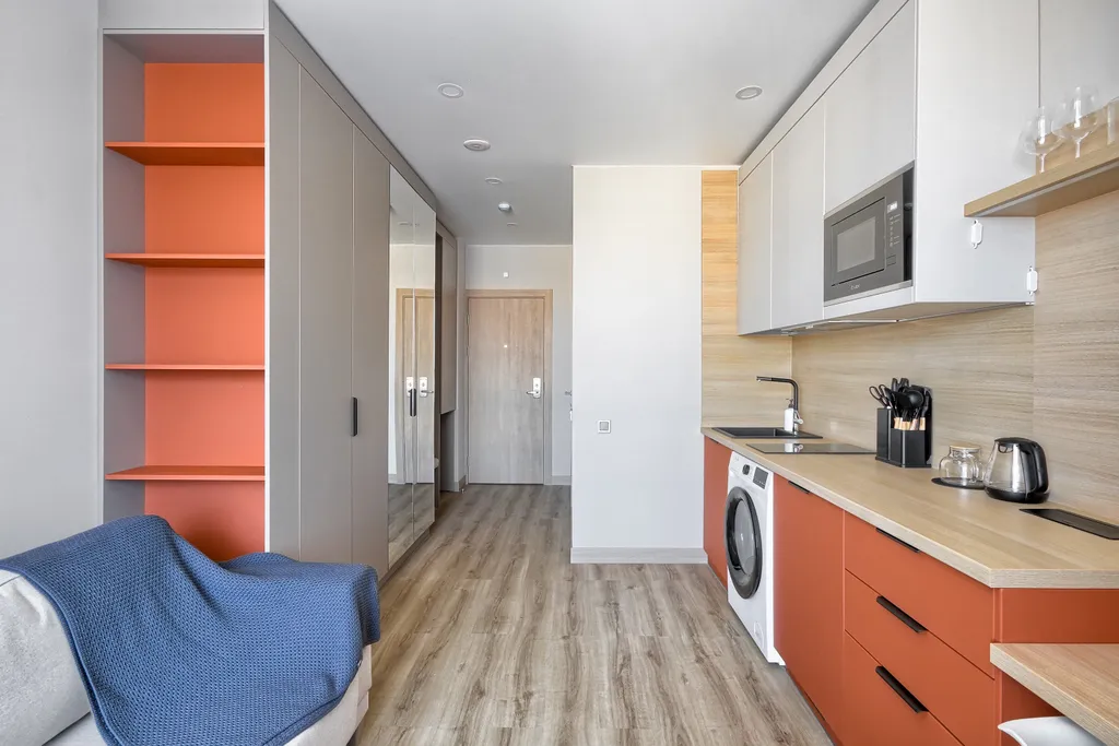 Квартира Квартира Студия в апарт-отеле Well — Санкт-Петербург