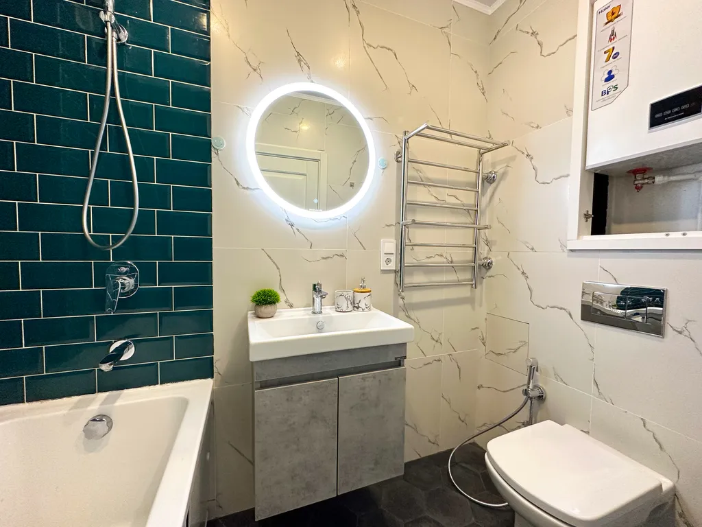 Уютная квартира в элитном доме рядом с ледовым дворцом "Уфа -Арена"