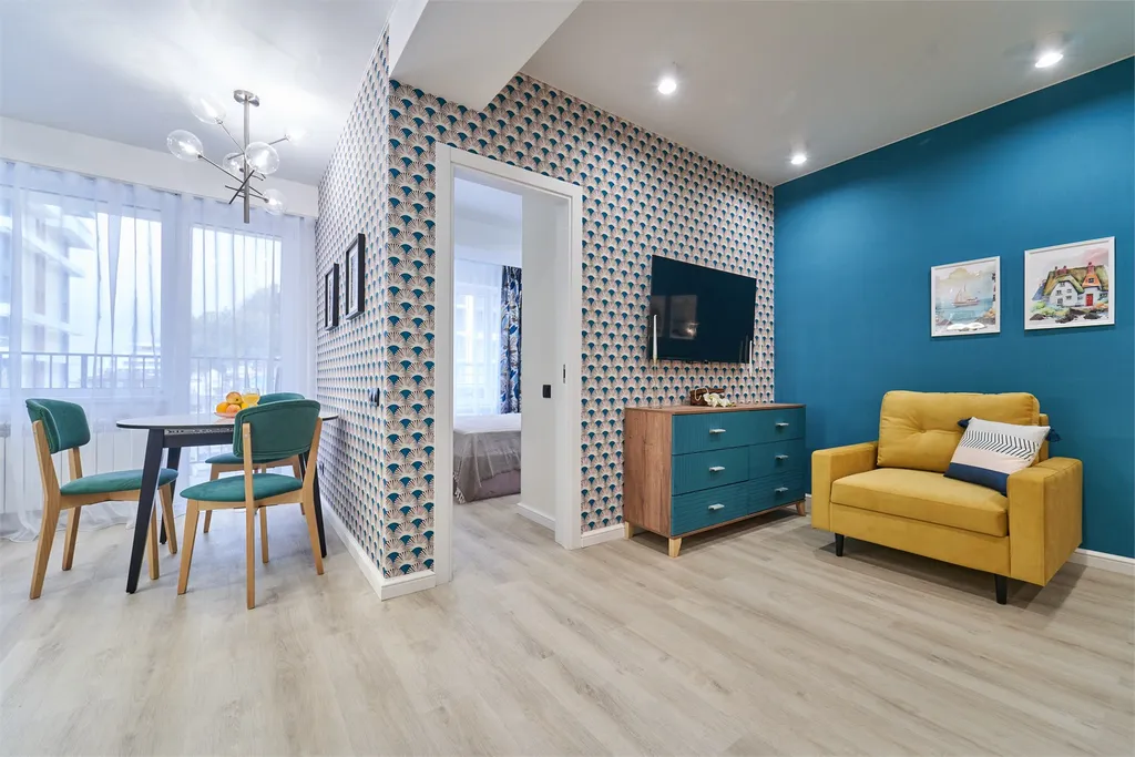 Квартира с отдельной спальней и дизайнерским ремонтом — аренда посуточно в Дагомыс