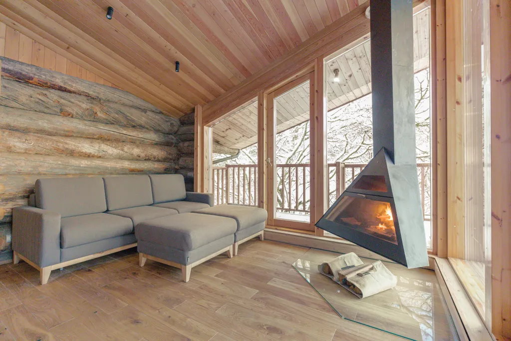 Дом из бревна kelo