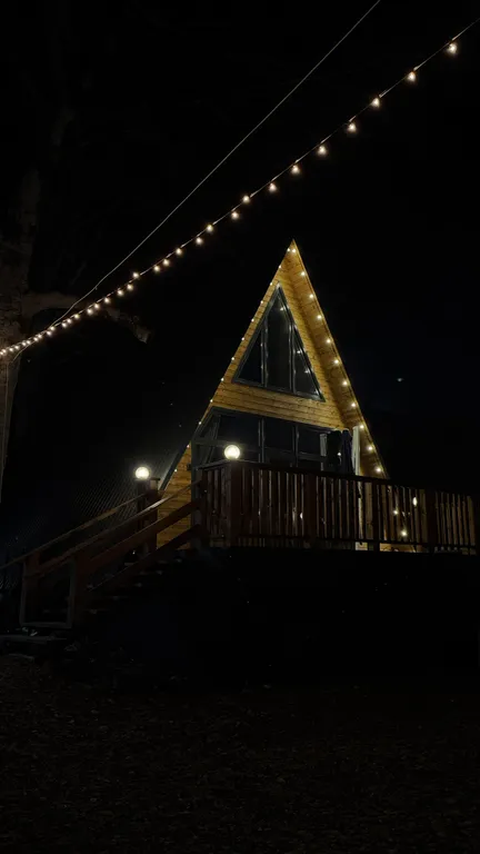 Коттедж Уютный домик A-Frame с видом на горы — Архыз