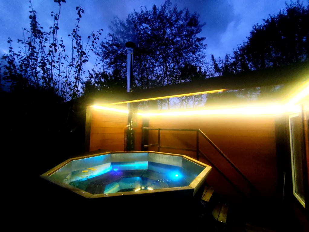 Шале с видом на лес и горы