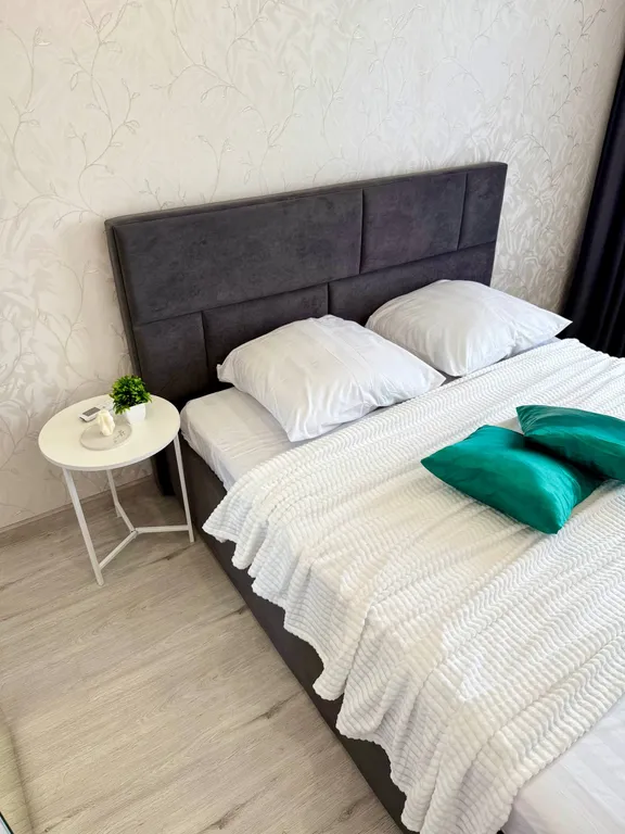 Евродвушка в центре города с красивом видом из окна