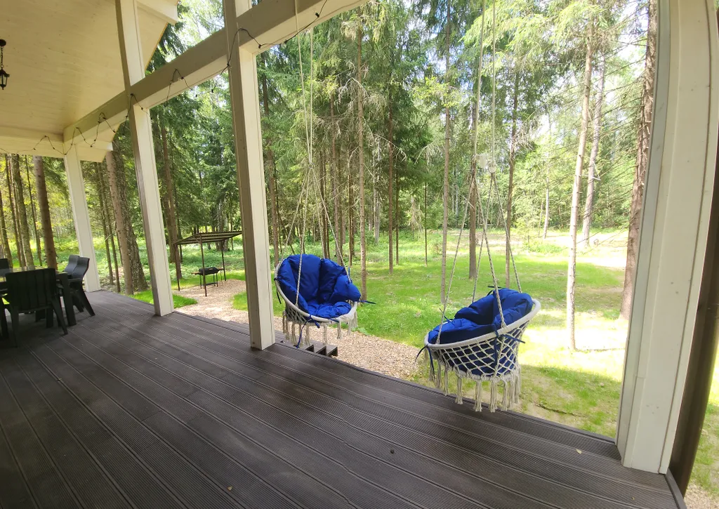 Коттедж Коттедж в Forest House с сауной в лесу — Никулино