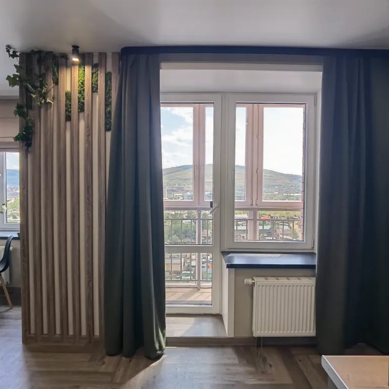 Студия Эко с кондиционером в самом центре