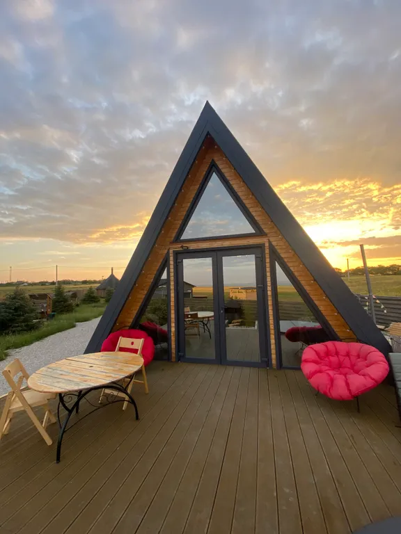 Nelmanhouse домик афрейм с джакузи и баней и видом на море