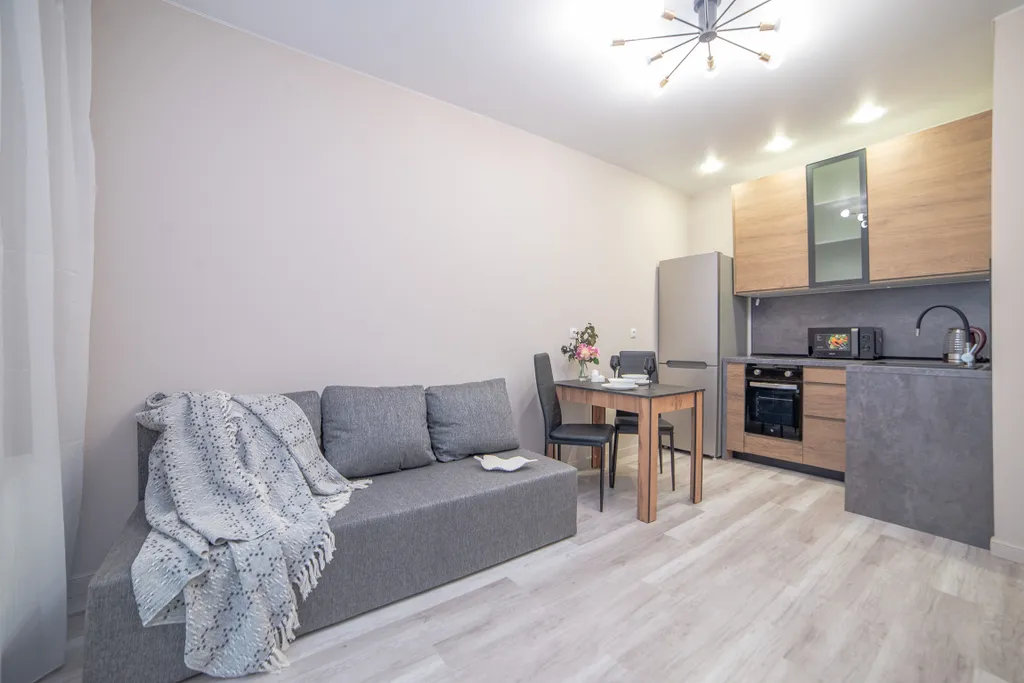 Евродвухкомнатная квартира рядом с метро Ботаническая для 4