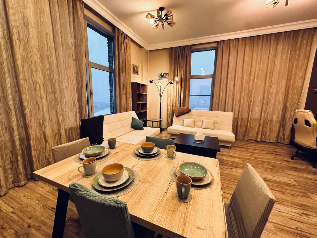 Квартира Квартира Просторный лофт с панорамным видом на город — Москва