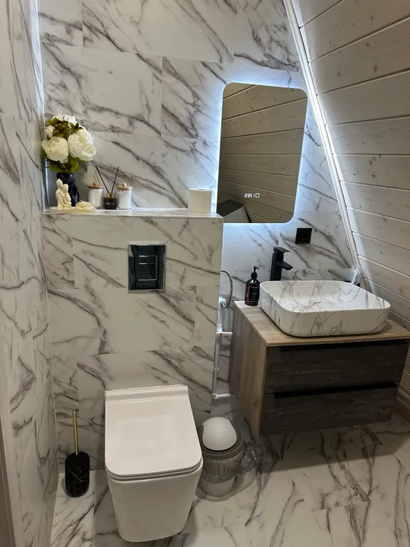 Коттедж Домик Aframe Forest с баней и сибирским чаном — Москва