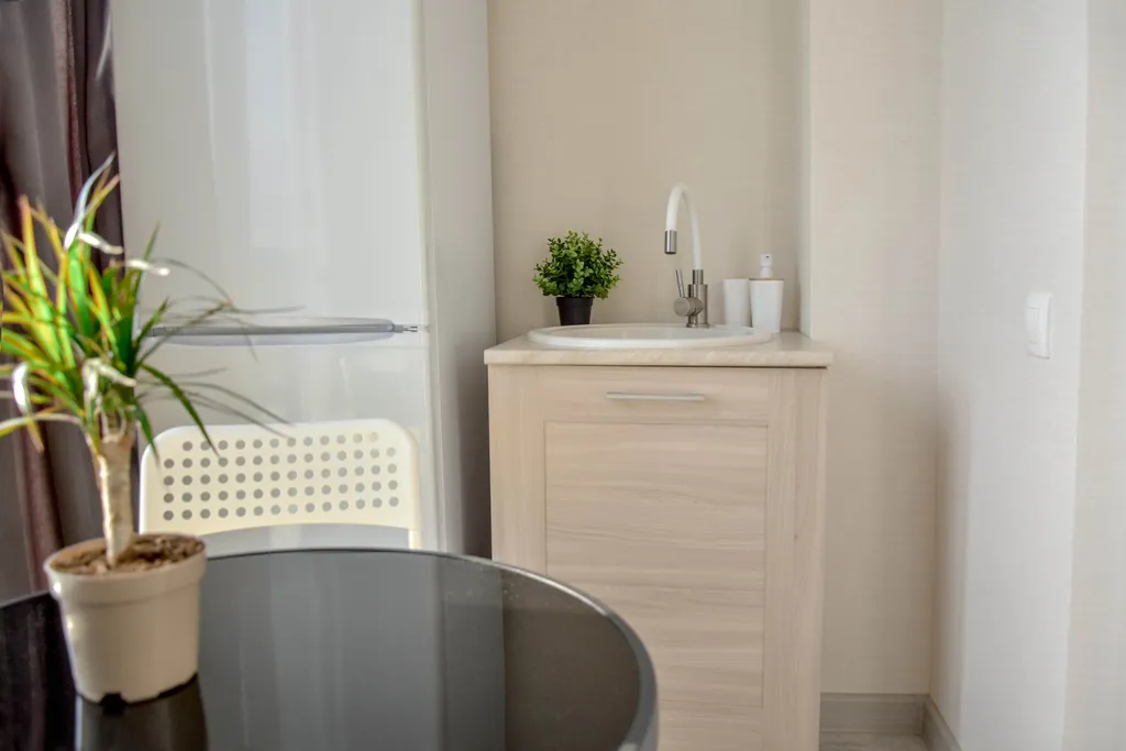 Современная студия «Olga Boykova» с видом на Эльбрус