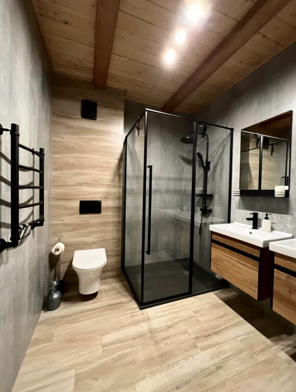 Просторный номер с большой террасой в сосновом бору Приэльбрусья