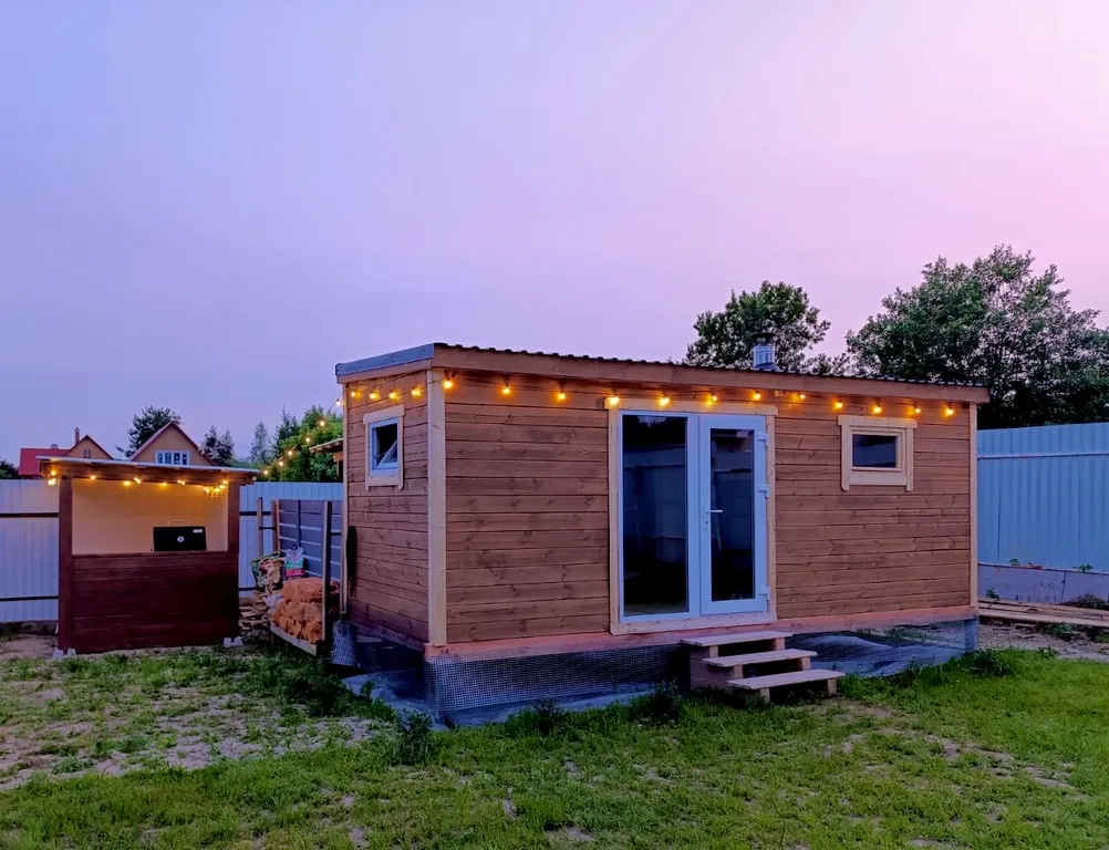 Коттедж Уютный коттедж с баней и бассейном в районе Сорочан — Капорки