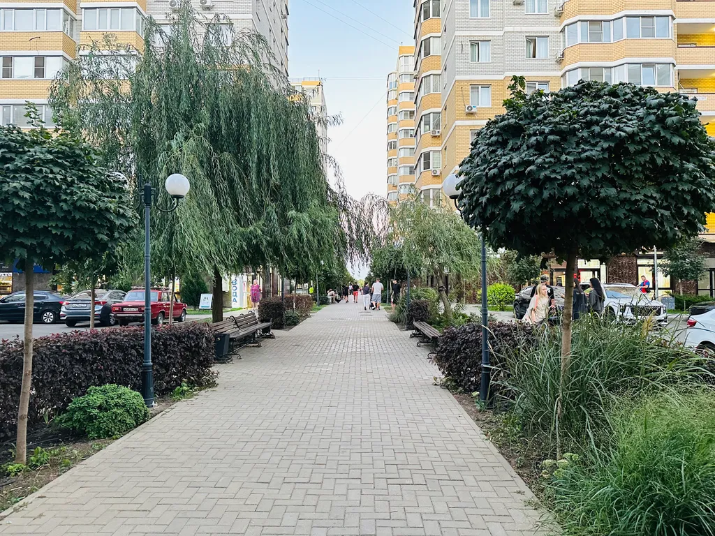 Квартира Квартира Лиловый закат (евро-2, кухня вынесена на лоджию) — Краснодар