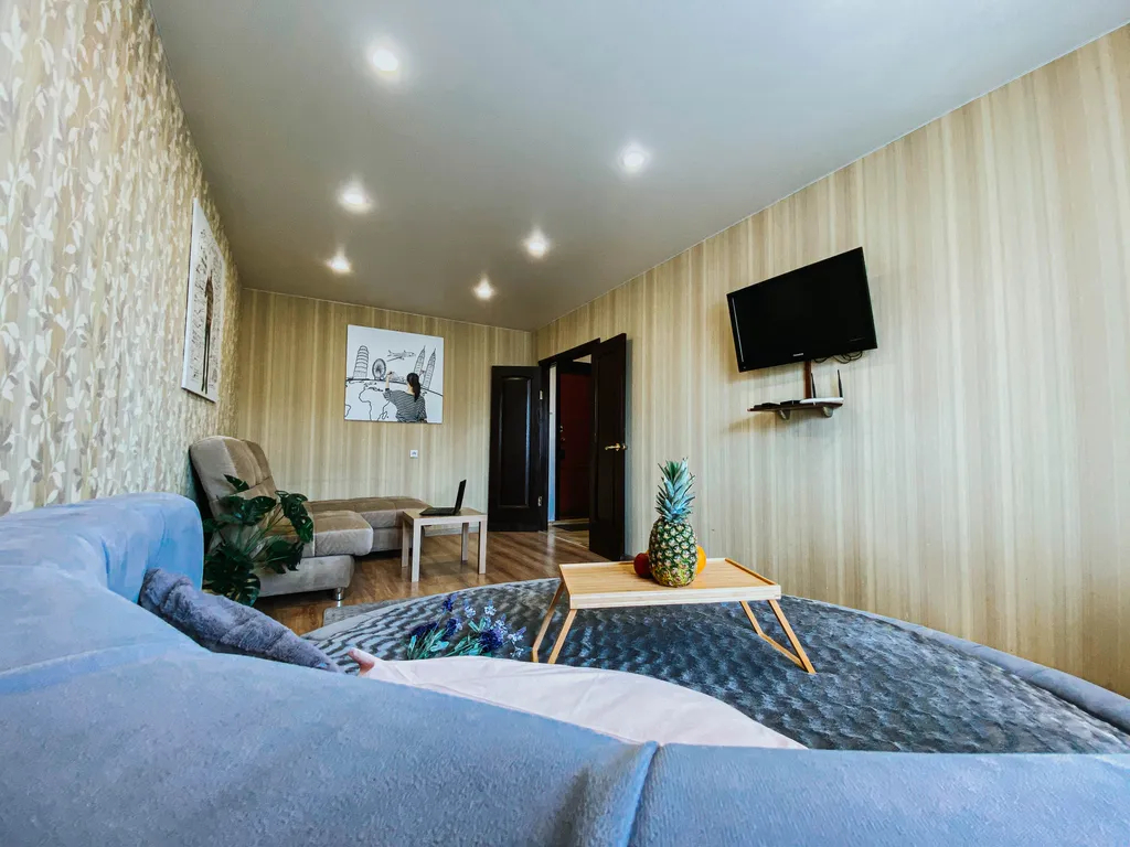 Уютная квартира с круглой кроватью и джакузи