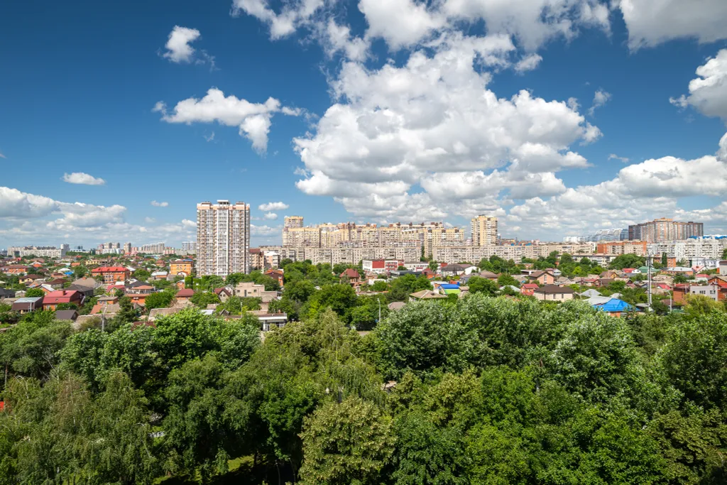 Квартира Квартира Goodtime Apartments с прекрасным видом на город у парка Краснодар — Краснодар