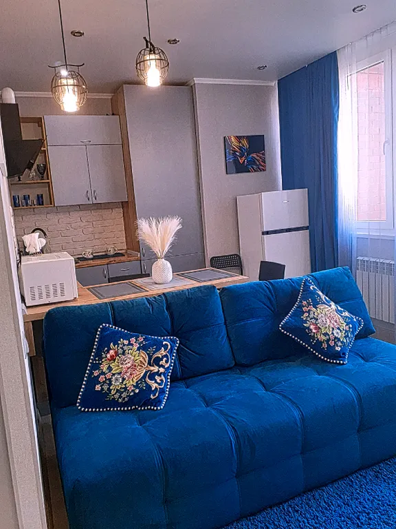 Квартира-студия Малышка с видом на Волгу