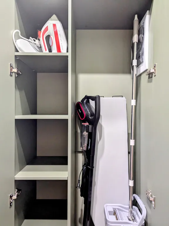 Новая квартира с видовым балконом и лыжной комнатой