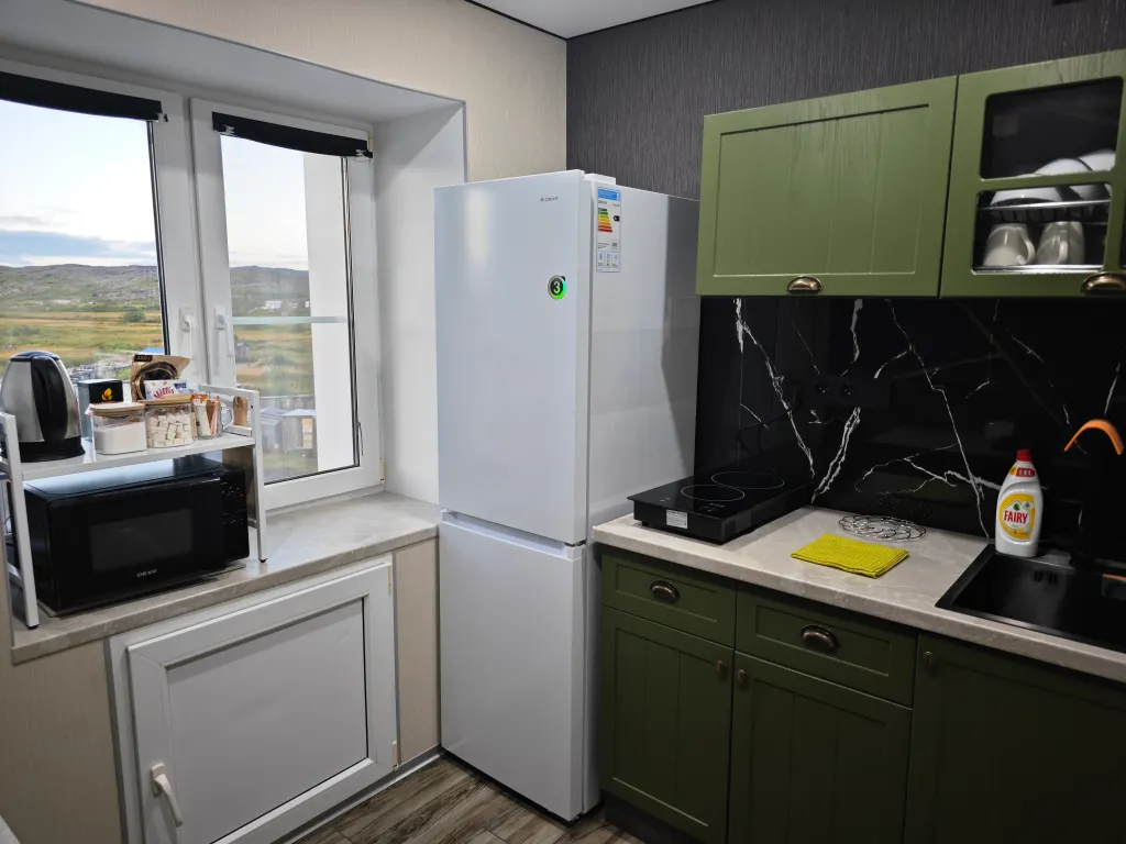 Teriberka 2 bedroom Аurora view, new renovation