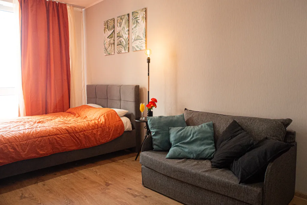 Квартира Комфортабельная студия с парковкой — аренда посуточно в Парголово