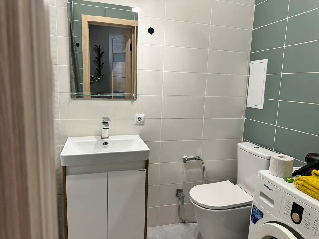 Яркая однокомнатная квартира с закрытой придомовой территорией