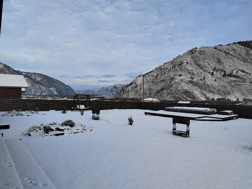 Уютный домик с видом на горы