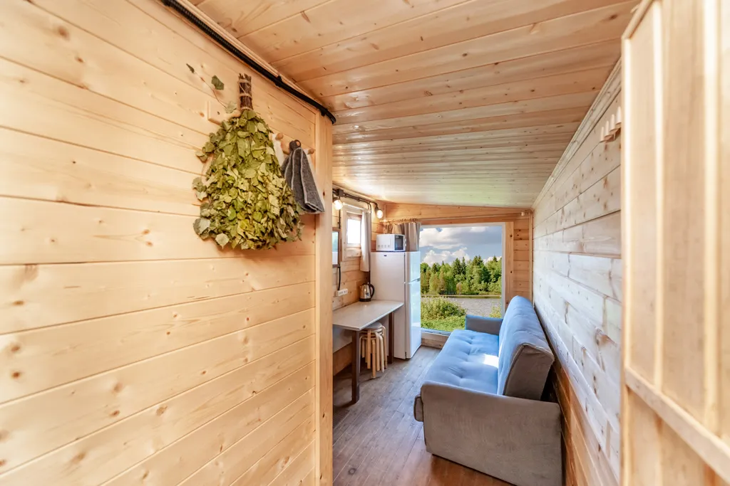 Домик с баней