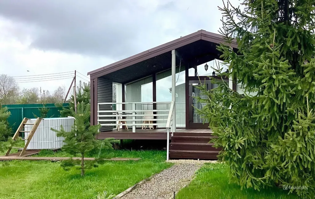 Коттедж Домик Сканди с купелью — аренда посуточно в Лихославль