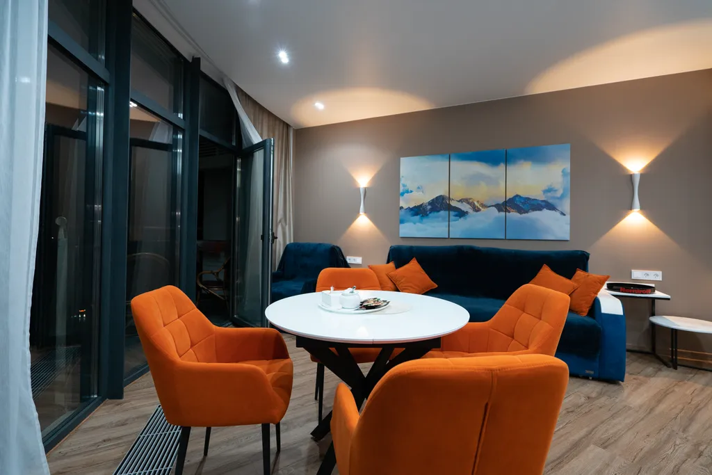 Дизайнерские апартаменты LS-LUX-ORANGE в ЖК Крымская Резиденция