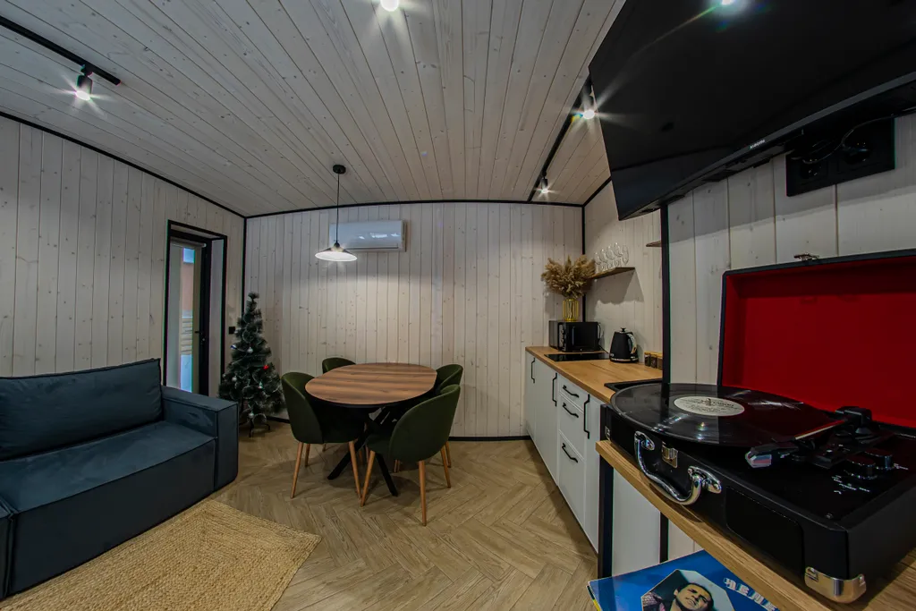 Вилла в Сосновом лесу с чаном и баней