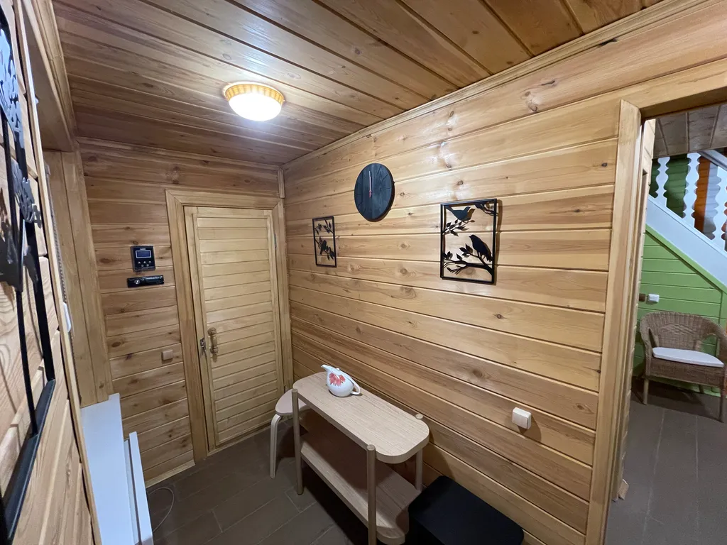 Деревянный домик со spa зоной