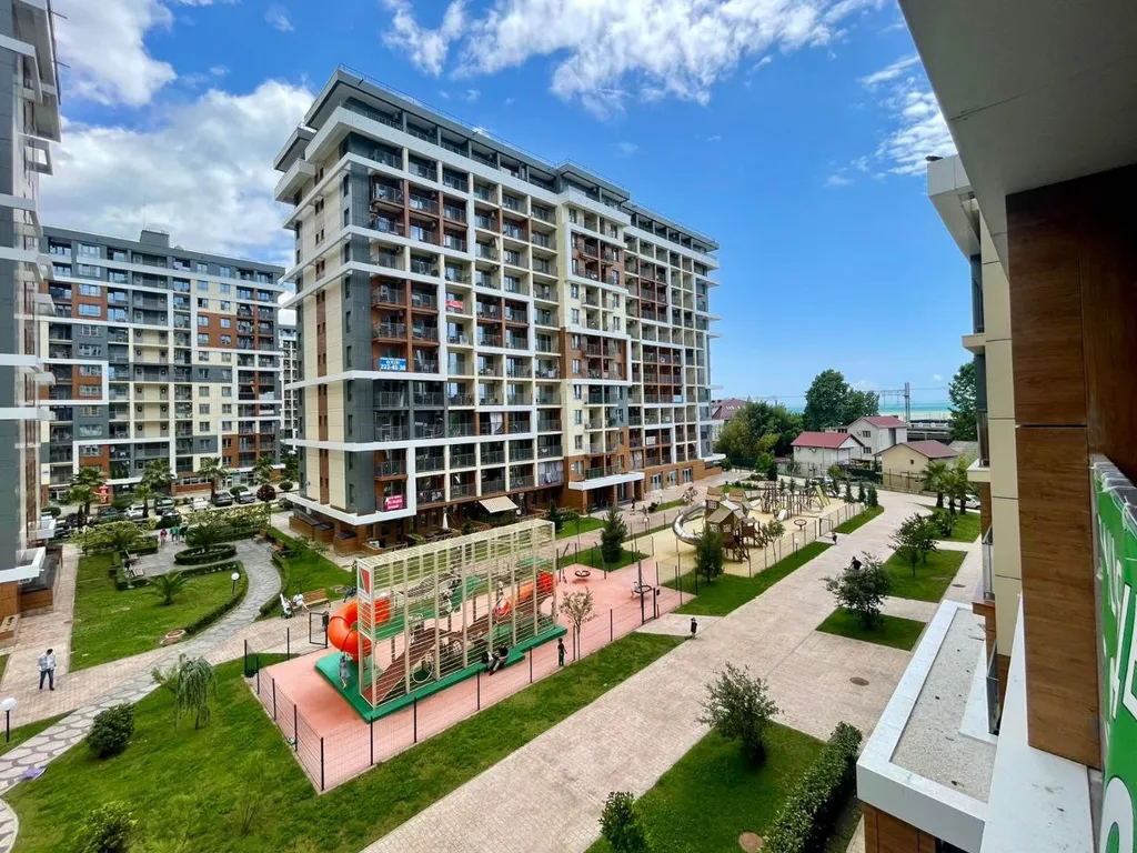 Студия с красивым видом с балкона