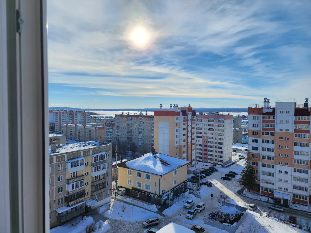 Уютная студия с видом на озеро рядом с вокзалом