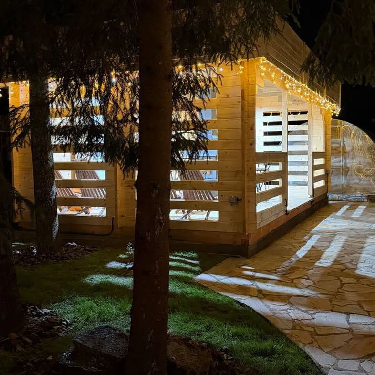 Дом для двоих в сосновом лесу