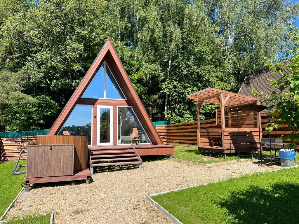 Дом №2 A-frame с купелью-фурако