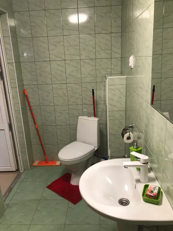 Двухместная студия со своей ванной комнатой и кухней