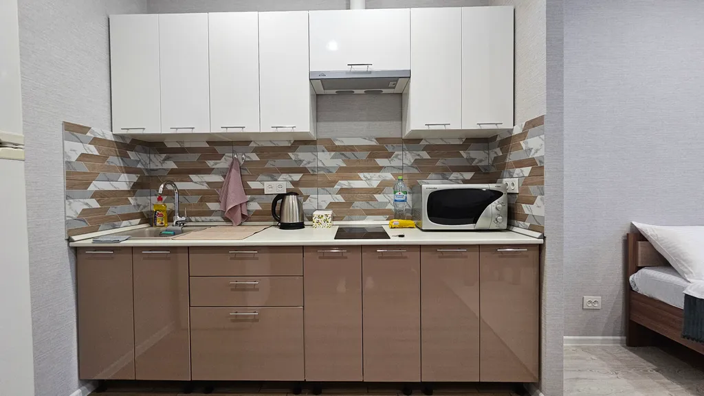 Уютная студия с прекрасным видом на ледовый дворец