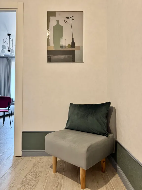 Около реки, Уютная квартира с видом на храм