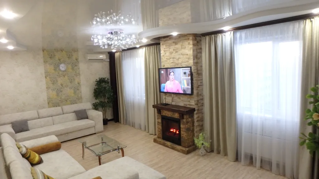 Квартира Элитная с джакузи и камином, центр, метро, парк, аква-парк, зоопарк, тцаура — аренда посуточно в Новосибирск