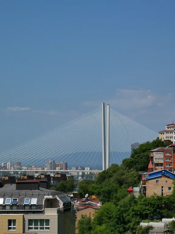 Квартира Квартира рядом с центром с видом на Золотой мост и море — Владивосток
