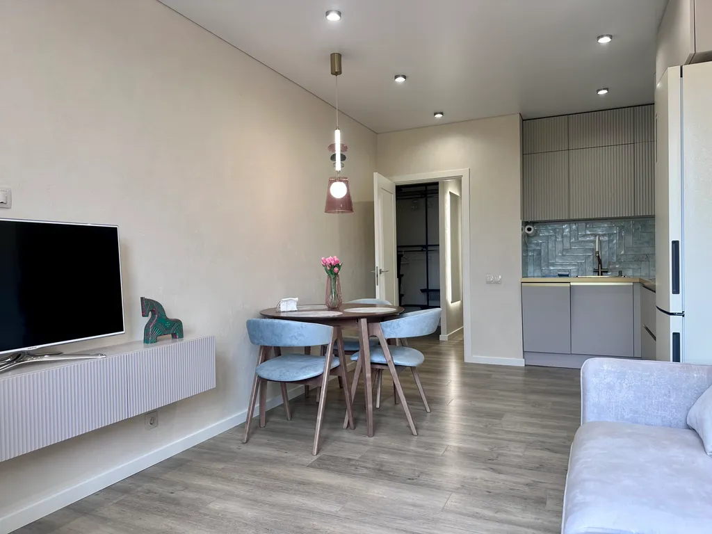 Уютная квартира, отдельная спальня и кухня-гостиная