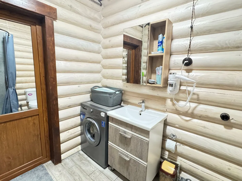 Домик у моря из бруса